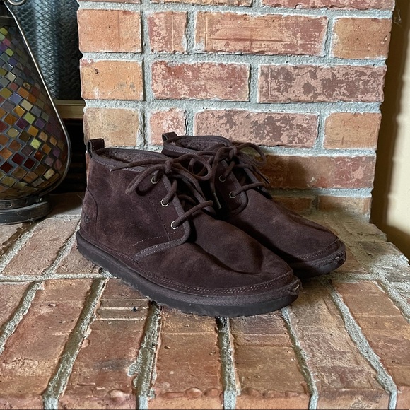 UGG Neumel Brown Suede Boots - Picture 1 of 7